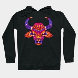 Gaur Face Hoodie